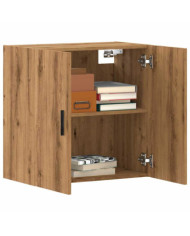 Armoire murale chêne artisanal 60x31x60 cm bois d'ingénierie | Mobilier & Déco