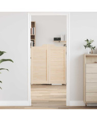 Portes battantes à persiennes 2paire 90x80 cm bois massif Pin | Mobilier & Déco