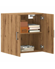 Armoire murale chêne artisanal 60x31x60 cm bois d'ingénierie | Mobilier & Déco