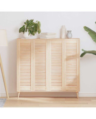 Portes d'armoire à persiennes 4pcs 99x29,5cm bois de pin massif | Mobilier & Déco