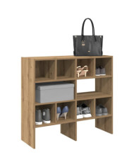 Étagères à chaussures empilables 2 pcs chêne artisanal | Mobilier & Déco
