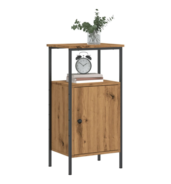 Tables de chevet 2 pcs chêne artisanal bois d'ingénierie | Mobilier & Déco