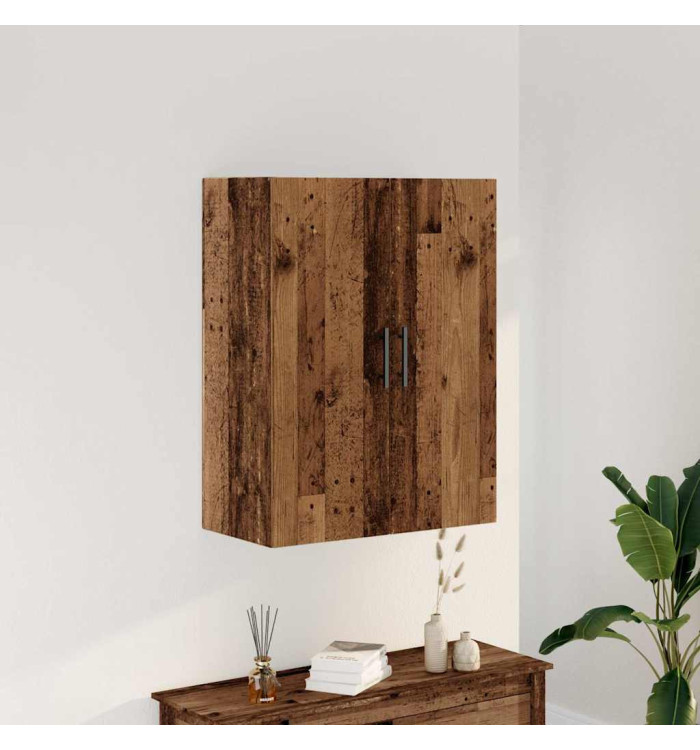 Armoire murale vieux bois 69,5x34x90 cm | Mobilier & Déco