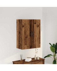 Armoire murale vieux bois 69,5x34x90 cm | Mobilier & Déco