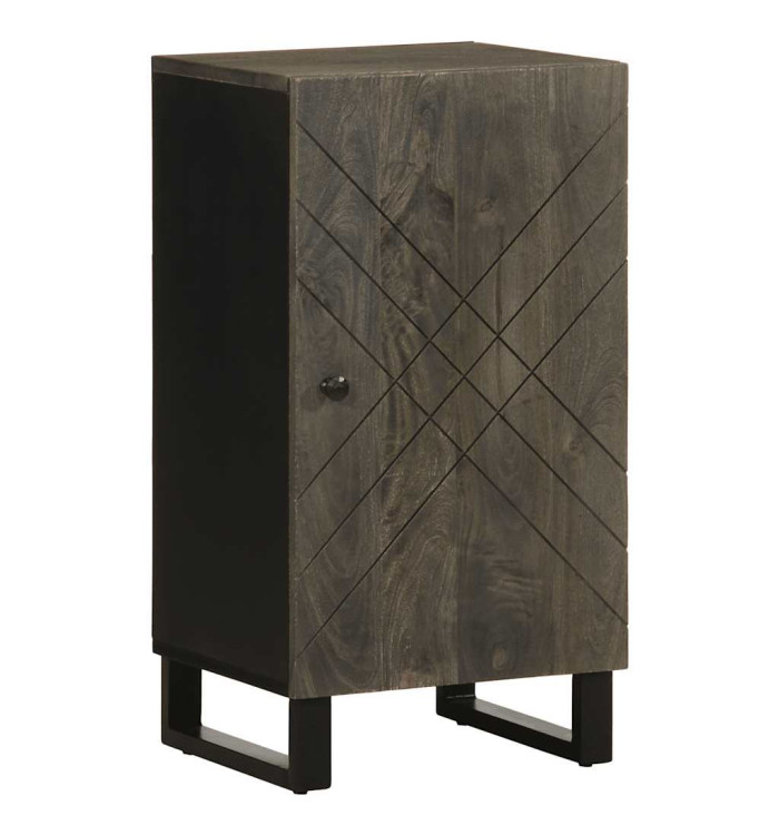Buffet noir 40x33x75 cm bois massif de manguier | Mobilier & Déco