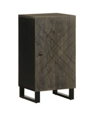 Buffet noir 40x33x75 cm bois massif de manguier | Mobilier & Déco