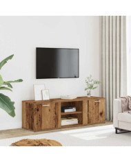 Meuble TV vieux bois 120x34x37 cm bois d'ingénierie | Mobilier & Déco