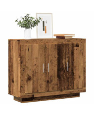 Buffet vieux bois 92x35x75 cm bois d'ingénierie | Mobilier & Déco