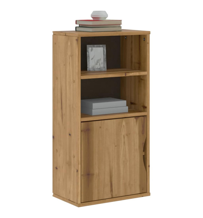 Armoire latérale ODDA 40x24x79 cm bois massif pin | Mobilier & Déco