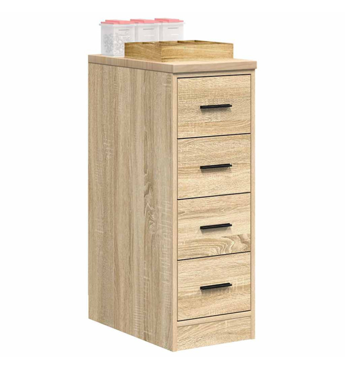 Armoire de rangement de garage chêne sonoma 30x51x85cm bois pin | Mobilier & Déco