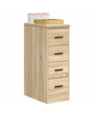 Armoire de rangement de garage chêne sonoma 30x51x85cm bois pin | Mobilier & Déco