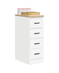Armoire de rangement de garage blanc 30x51x85 cm bois de pin | Mobilier & Déco
