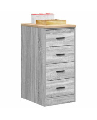 Armoire de rangement de garage sonoma gris 40x51x85 cm bois pin | Mobilier & Déco