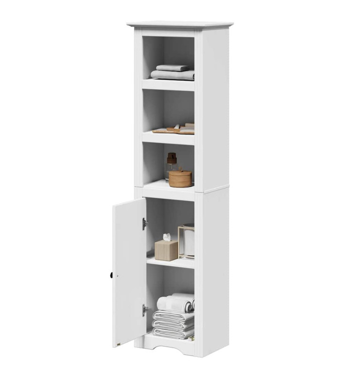 Armoire de salle de bain BODO blanc 44x30x160 cm | Mobilier & Déco