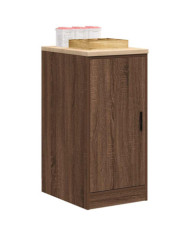 Armoire de rangement de garage chêne marron 40x51x85cm bois pin | Mobilier & Déco