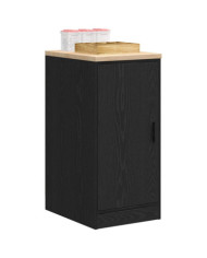 Armoire de rangement de garage noir 40x51x85 cm bois de pin | Mobilier & Déco