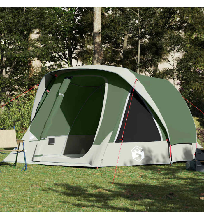 Tente de cabine familiale 6 personnes vert imperméable | Mobilier & Déco