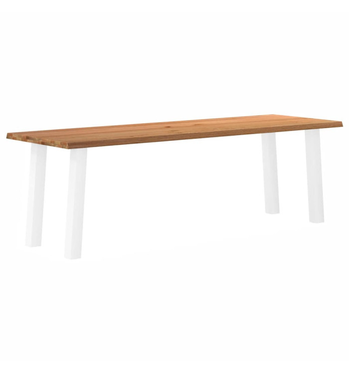 Table à manger et bord naturel bois massif chêne rectangulaire | Mobilier & Déco