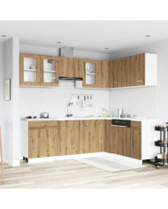 Ensemble d'armoires de cuisine 11 pcs chêne artisanal | Mobilier & Déco