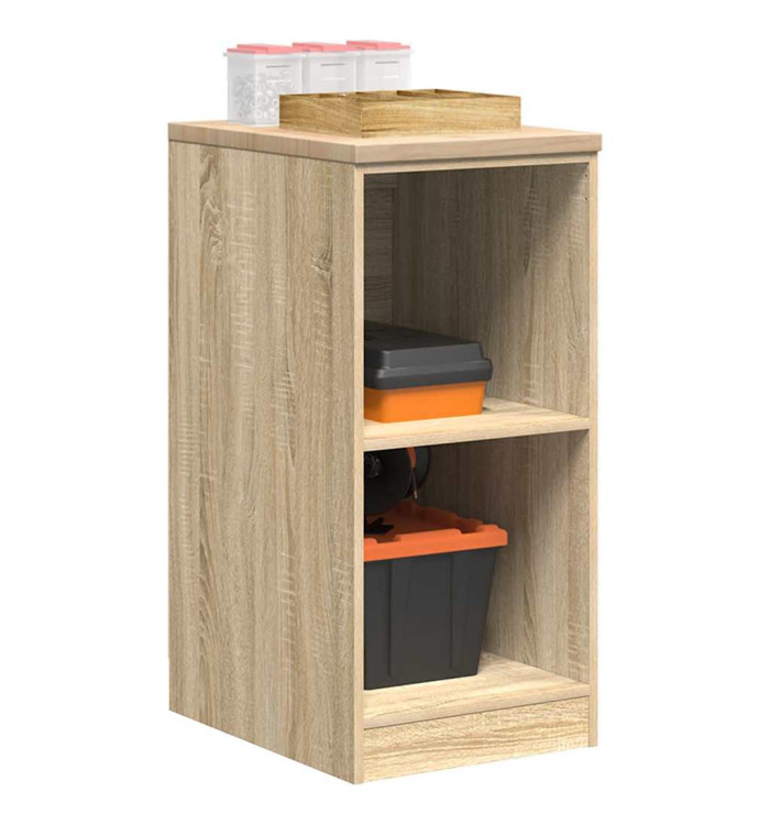 Armoire de rangement de garage chêne sonoma 40x51x85cm bois pin | Mobilier & Déco