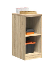 Armoire de rangement de garage chêne sonoma 40x51x85cm bois pin | Mobilier & Déco