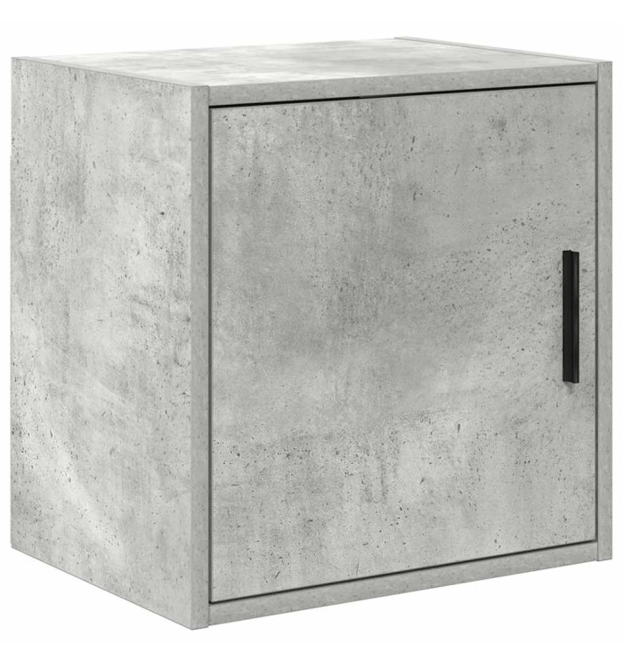 Armoire murale de garage gris béton bois d'ingénierie | Mobilier & Déco