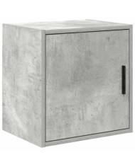 Armoire murale de garage gris béton bois d'ingénierie | Mobilier & Déco