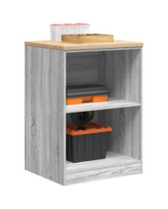 Armoire de rangement de garage sonoma gris 60x51x85 cm bois pin | Mobilier & Déco