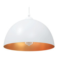 Lampes suspendues 2 pcs hauteur réglable E27 blanc Ø 30cm métal | Mobilier & Déco