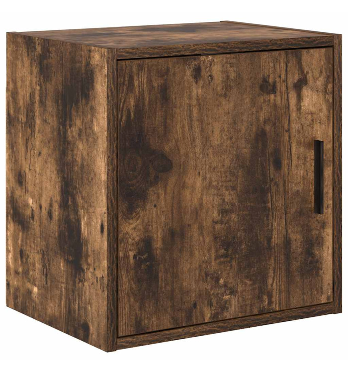 Armoire murale de garage chêne fumé bois d'ingénierie | Mobilier & Déco
