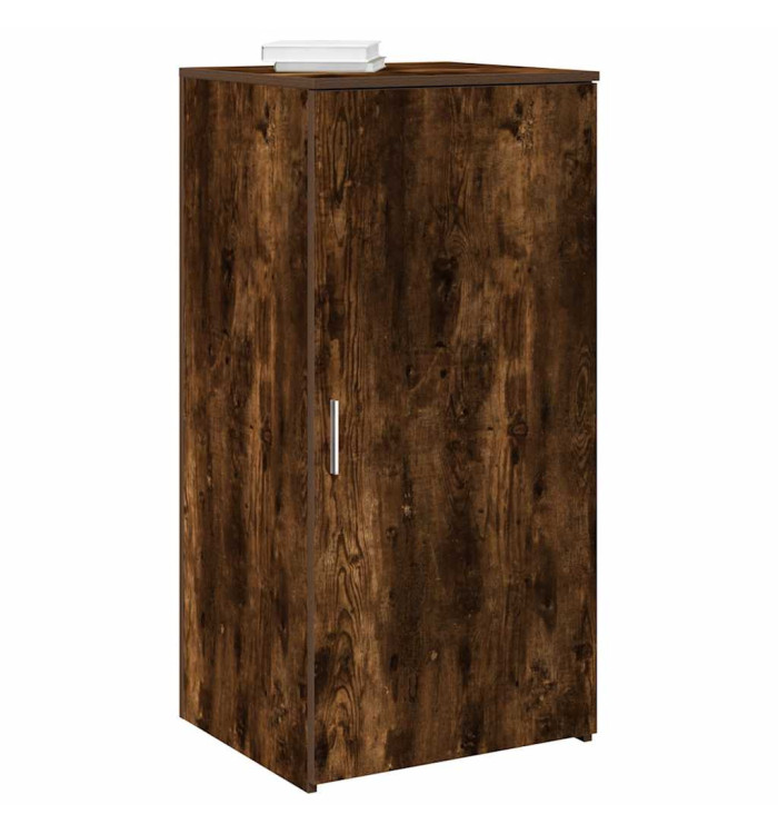Armoire de rangement chêne fumé 50x45x103,5cm bois d'ingénierie | Mobilier & Déco