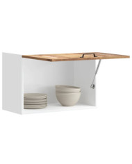 Armoire murale de cuisine Kalmar vieux bois bois d'ingénierie | Mobilier & Déco