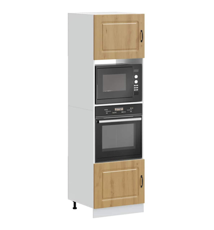 Armoires de four 2 pcs Lucca chêne artisanal bois d'ingénierie | Mobilier & Déco