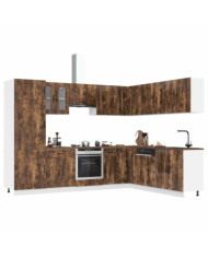 Ensemble d'armoires de cuisine 14 pcs Kalmar bois d'ingénierie | Mobilier & Déco
