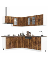 Ensemble d'armoires de cuisine 11 pcs Kalmar bois d'ingénierie | Mobilier & Déco