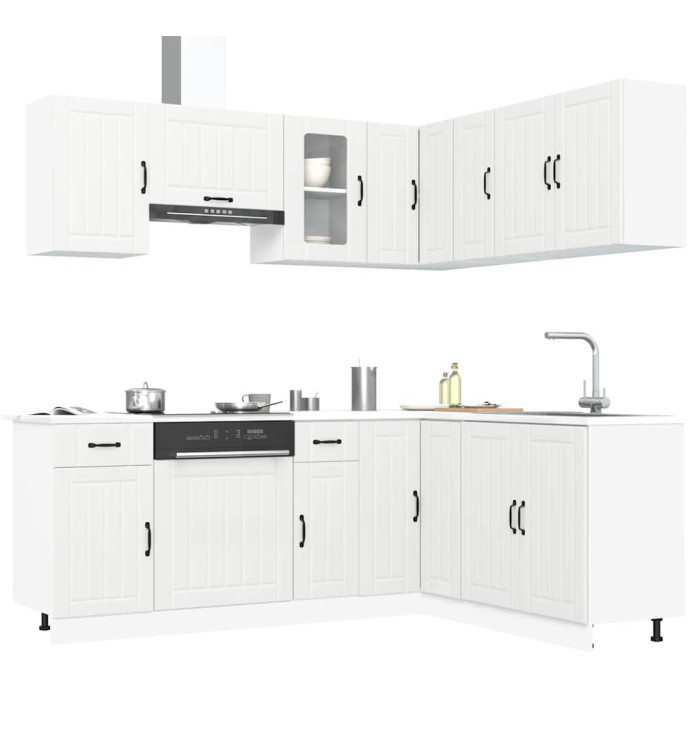Ensemble d'armoires de cuisine 11 pcs Kalmar bois d'ingénierie | Mobilier & Déco