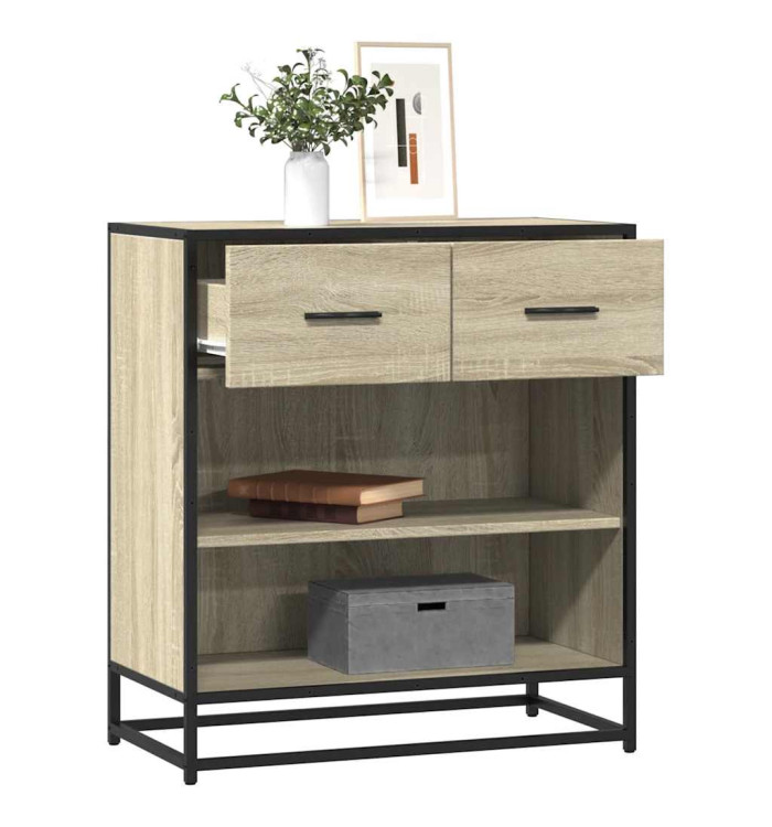 Buffet chêne sonoma 68x35x76 cm bois d'ingénierie | Mobilier & Déco