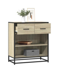 Buffet chêne sonoma 68x35x76 cm bois d'ingénierie | Mobilier & Déco