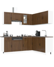 Ensemble d'armoires de cuisine 11 pcs Kalmar bois d'ingénierie | Mobilier & Déco