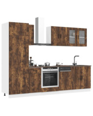 Ensemble d'armoires de cuisine 8 pcs Kalmar bois d'ingénierie | Mobilier & Déco