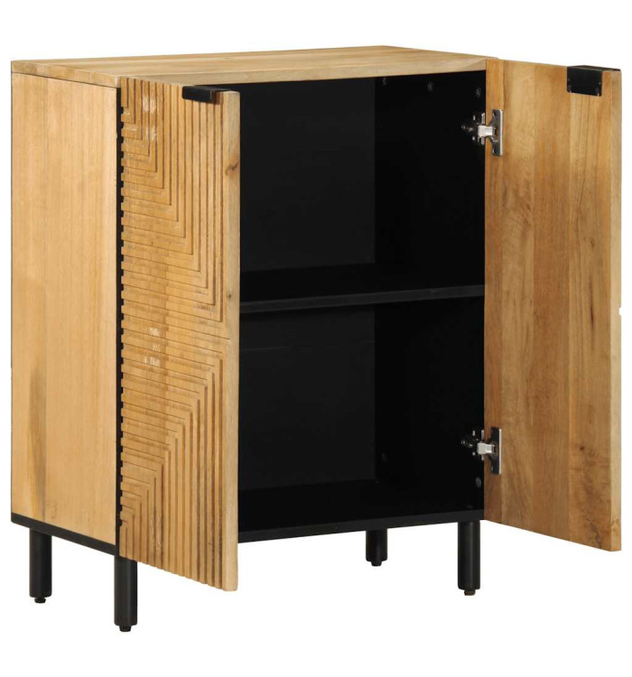 Buffet marron 60x33x75 cm bois massif de manguier | Mobilier & Déco