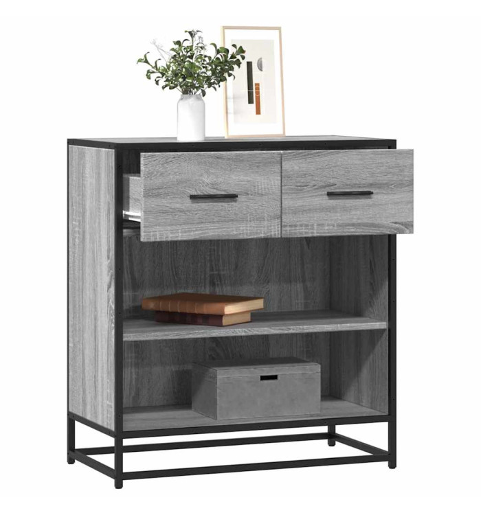 Buffet sonoma gris 68x35x76 cm bois d'ingénierie | Mobilier & Déco