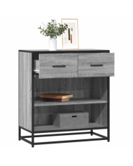 Buffet sonoma gris 68x35x76 cm bois d'ingénierie | Mobilier & Déco