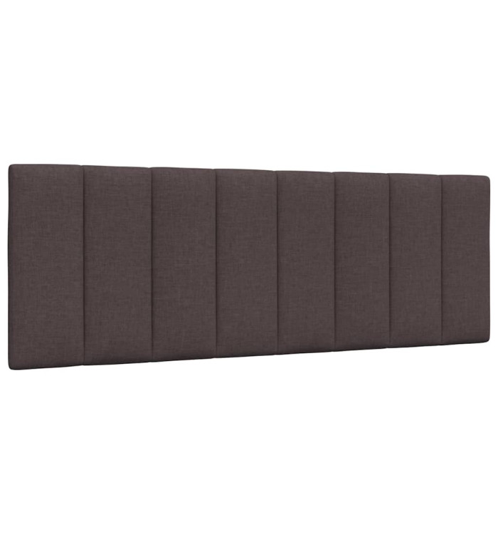 Coussin de tête de lit marron foncé 140 cm tissu | Mobilier & Déco