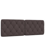 Coussin de tête de lit marron foncé 160 cm tissu | Mobilier & Déco