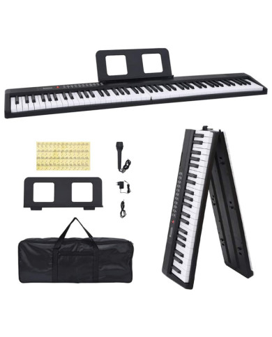 Clavier de piano électrique 88 touches avec pupitre pliable | Mobilier & Déco