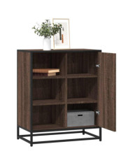 Buffet chêne marron 62x35x76 cm bois d'ingénierie | Mobilier & Déco
