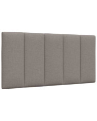 Coussin de tête de lit taupe 100 cm tissu | Mobilier & Déco