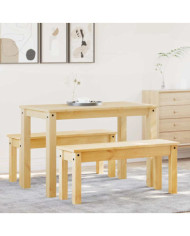 Ensemble à manger Panama 3 pcs bois de pin massif | Mobilier & Déco