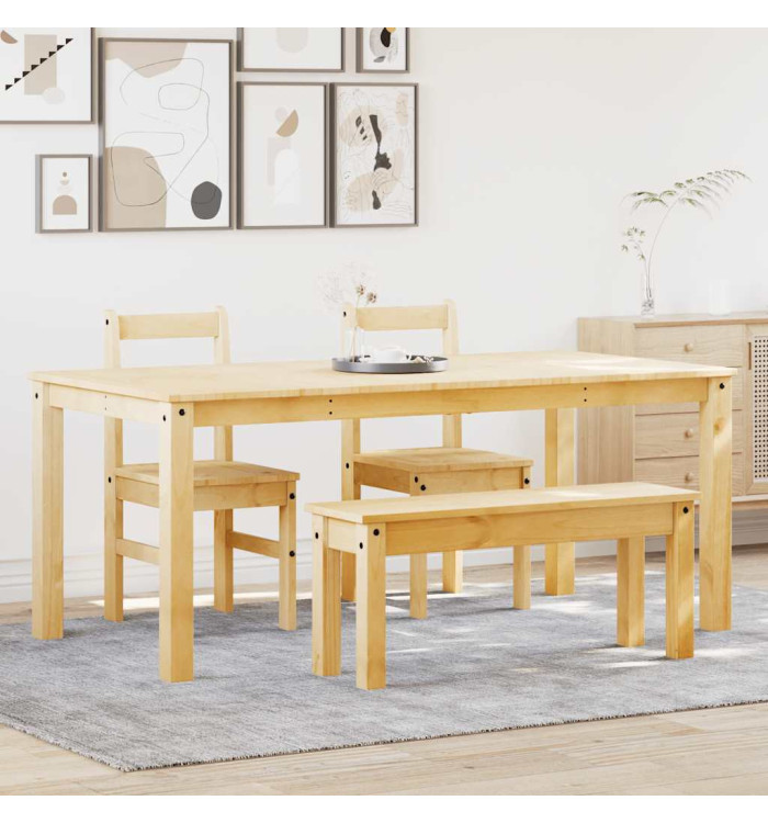 Ensemble à manger Panama 4 pcs bois de pin massif | Mobilier & Déco